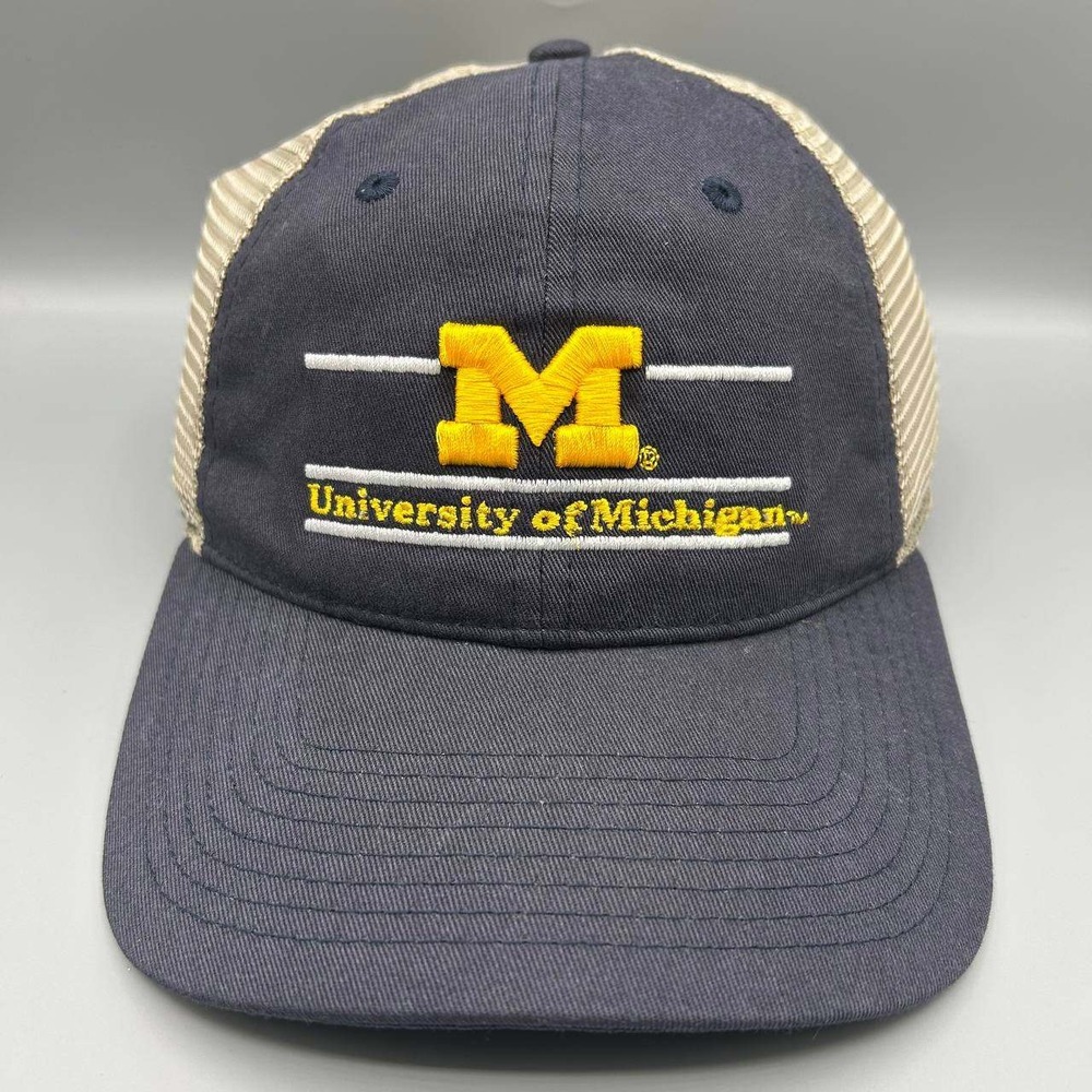 Vintage Columbia University Trucker Hat Men The Game‎ Snap Back Cap New